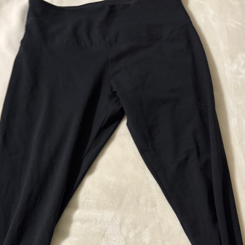 High-Waist Black Leggings